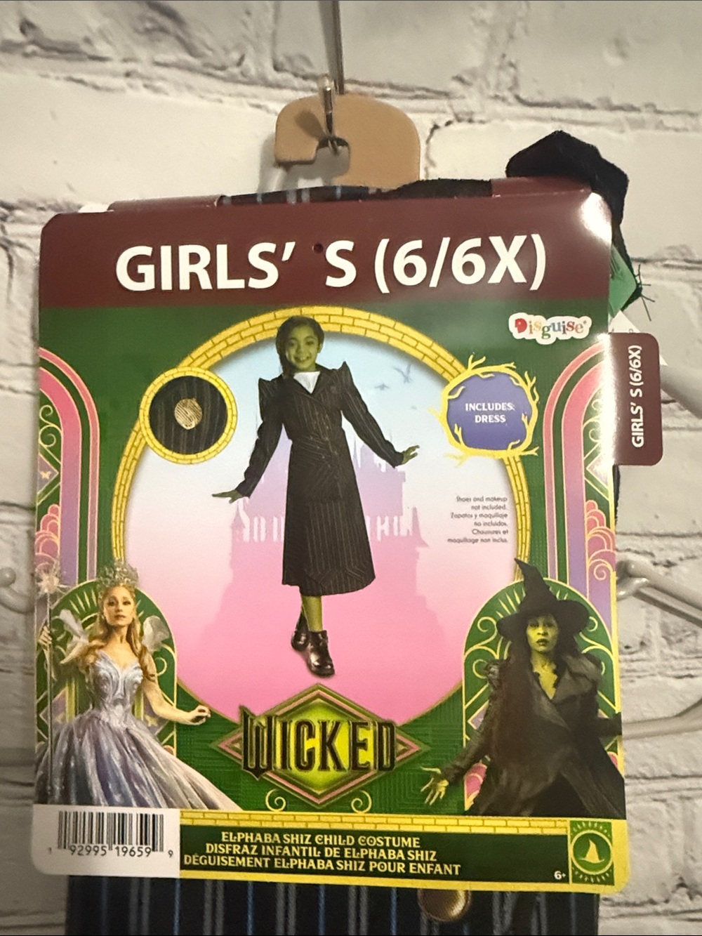 Disguise Wicked Elphaba Girls' Costume Dress Halloween small